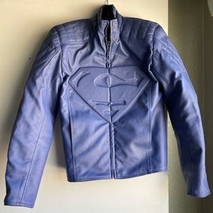 BatmanSuperman Reversible Motorcycle Jacket Sz XS